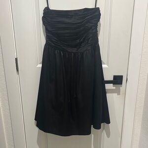 White House Black Market Strapless Black Dress